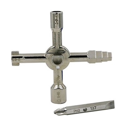 Gas Meter Key Triangular Key Wrench Electronic Control Cabinet Elevator Train Door Water Meter Valve Square Hole Keys