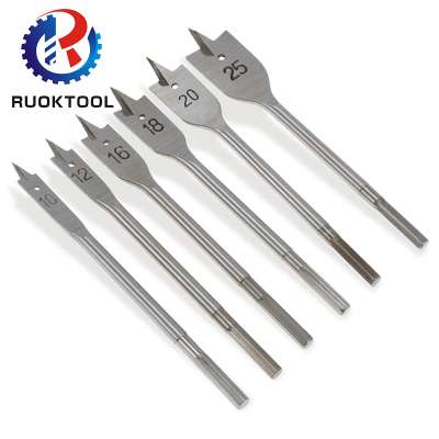 5pcs wood metal drilling spade drill bit set