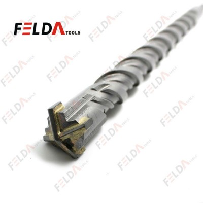 Ground Flute Carbide Tip Sand Blasted SDS Drill Bits